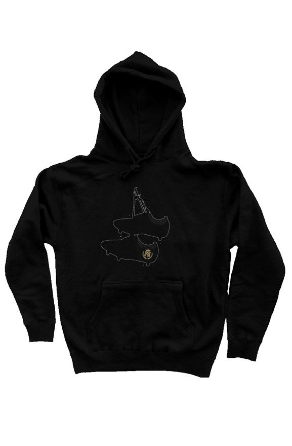 JOGA D’OR Black Boots Hoody
