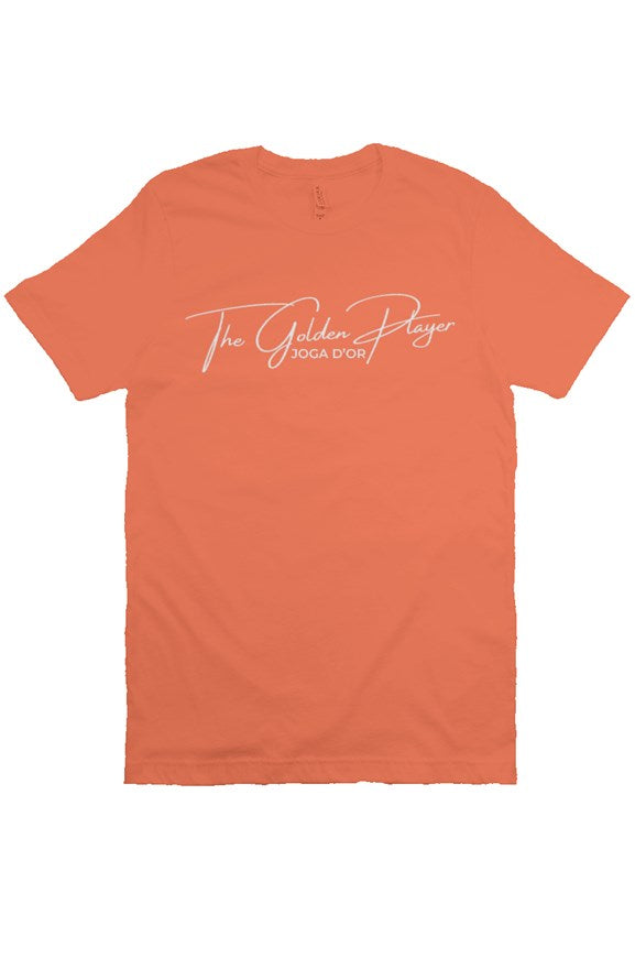 The Golden Player White Print TShirt