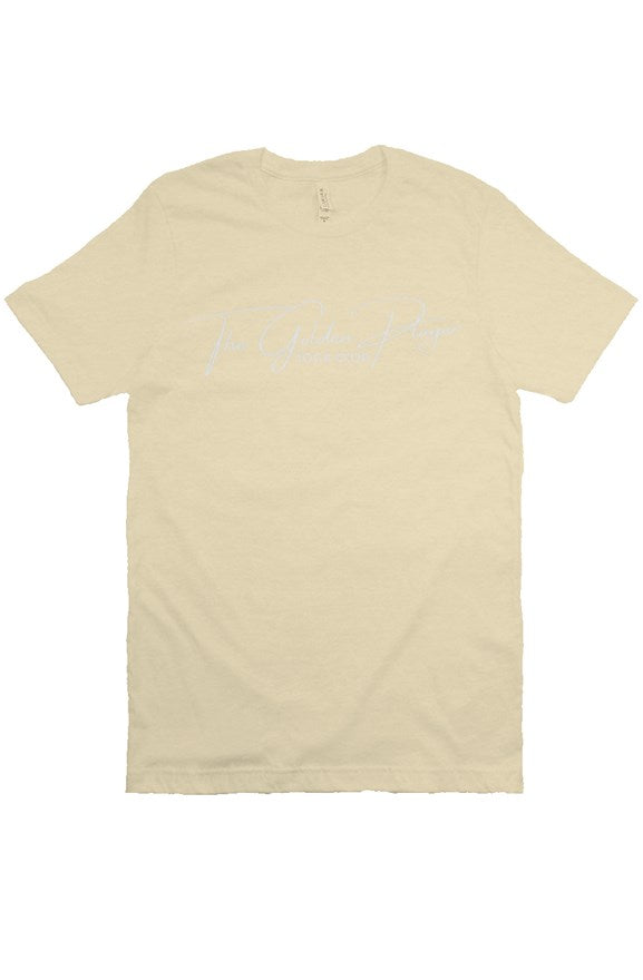 The Golden Player White Print TShirt