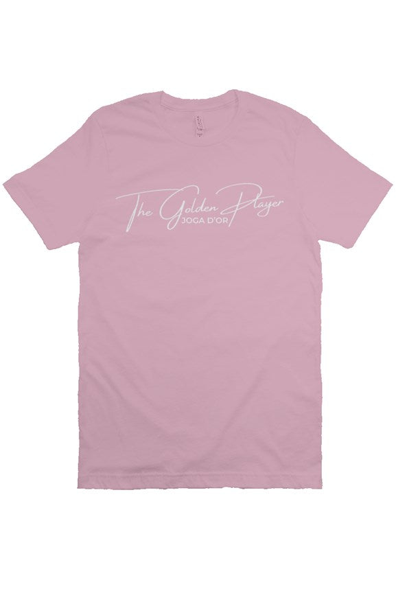 The Golden Player White Print TShirt