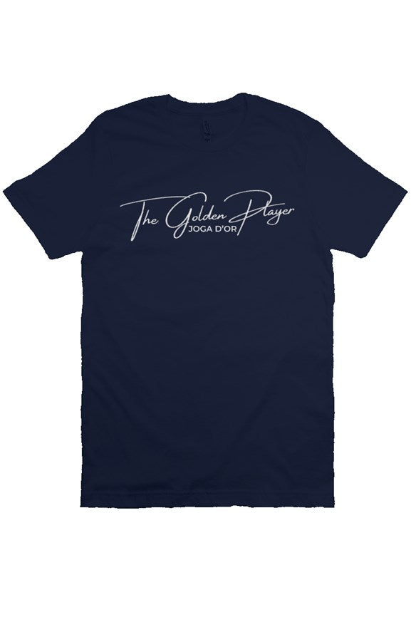 The Golden Player White Print TShirt