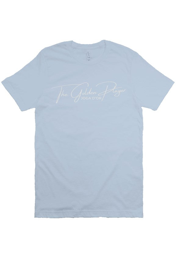The Golden Player White Print TShirt