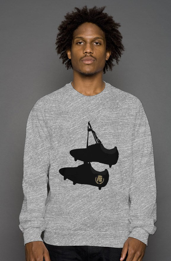 JOGA D’OR Black Boots Crew Neck Sweatshirt